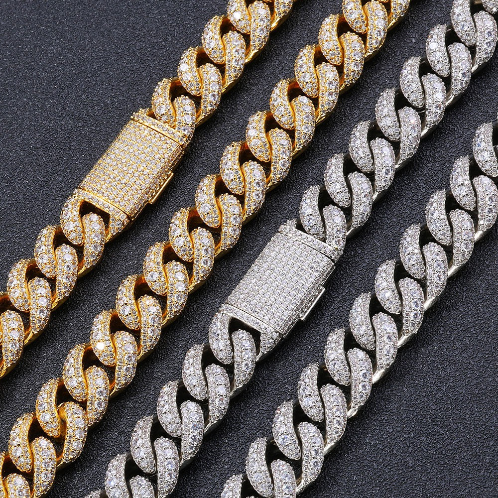 15mm/ 18mm bubble cuban Bracelet