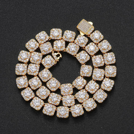 10mm Clustered Tennis Chains