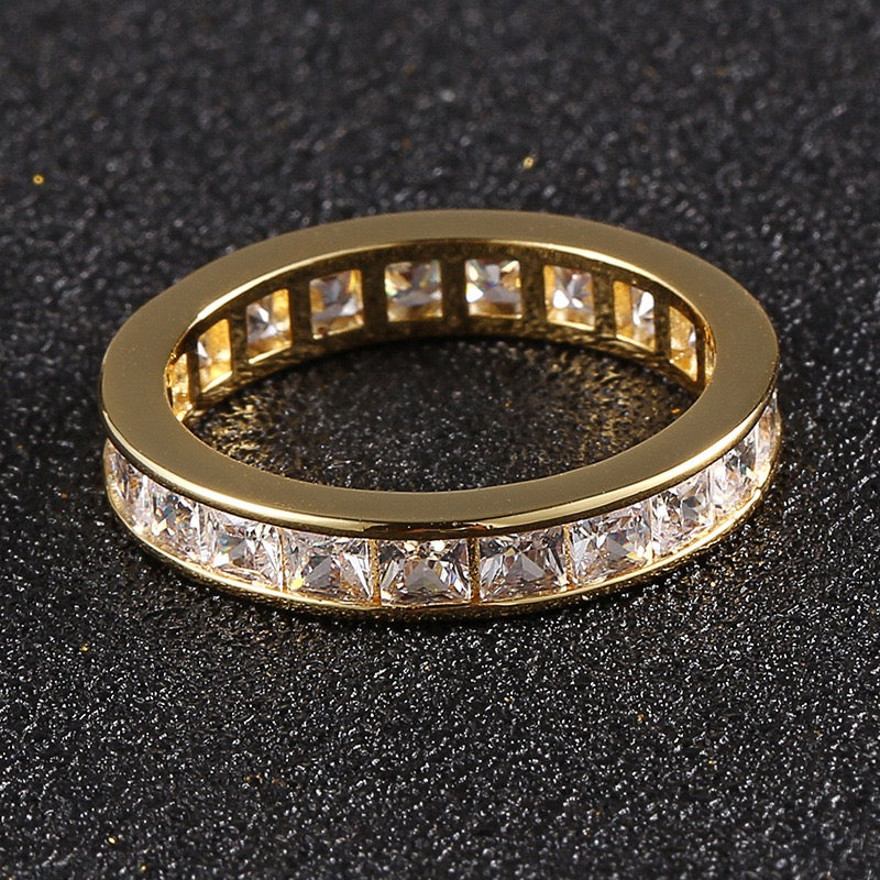 Iced Baguette Ring