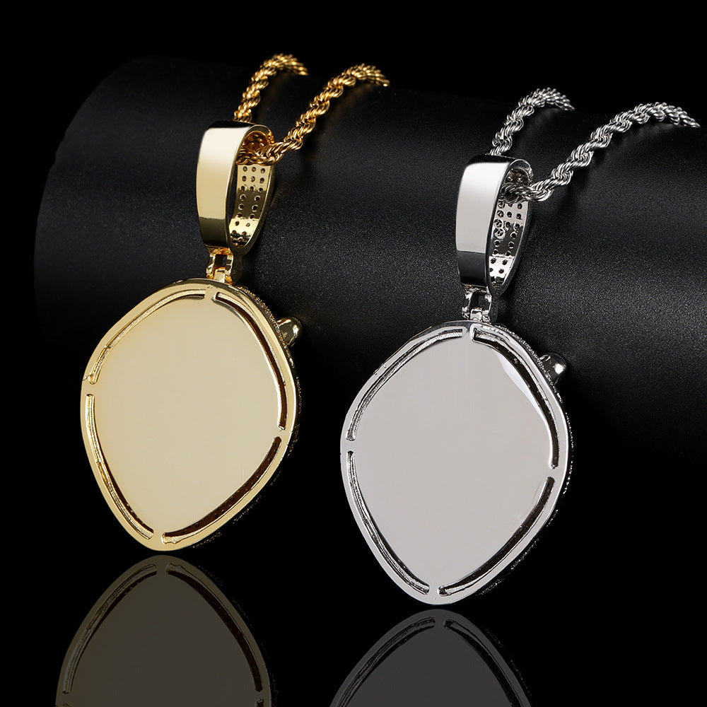 Iced Roaring Lion Pendant