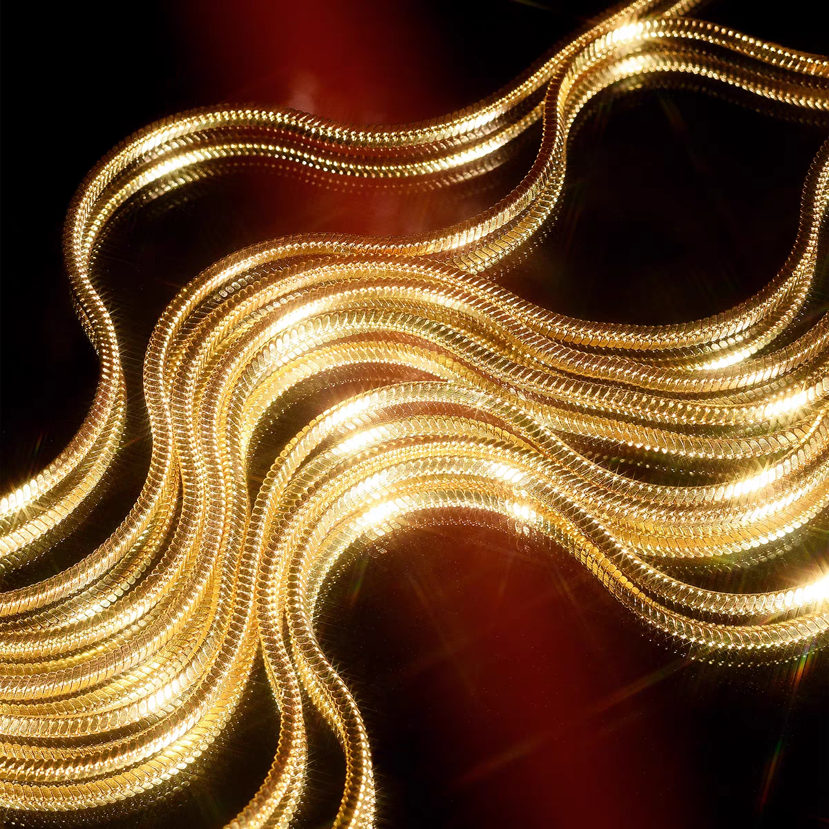 1.5mm Snake Chains in Gold