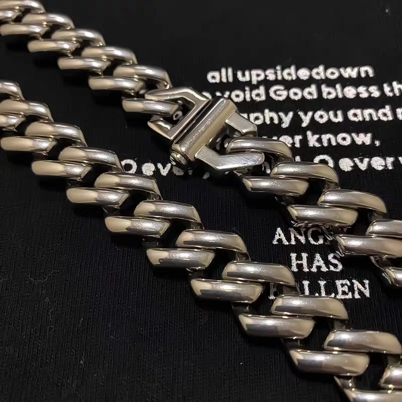 13mm Titanium Steel Miami Cuban Chains