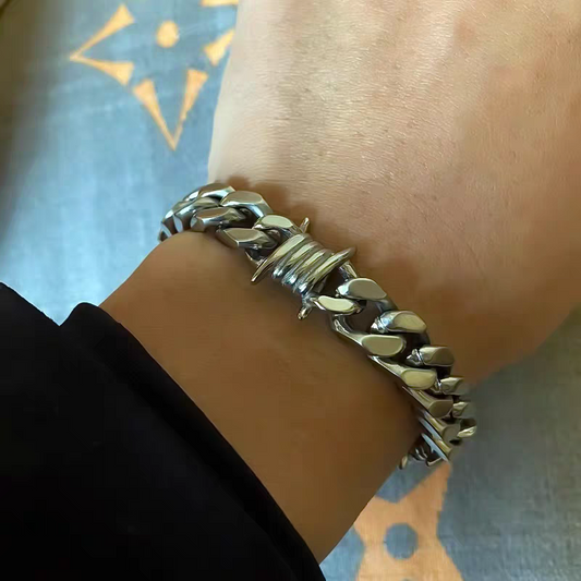 10mm/ 12mm Titanium Steel Cuban Bracelet