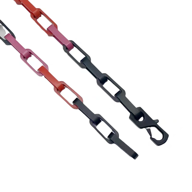 10mm Multi-Color Rectangle Link Bracelet