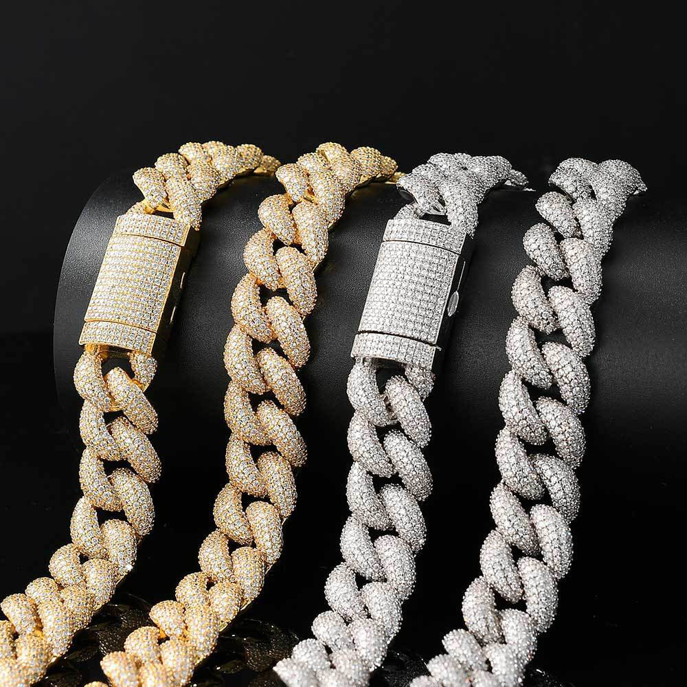14mm/ 18mm bubble cuban link chains