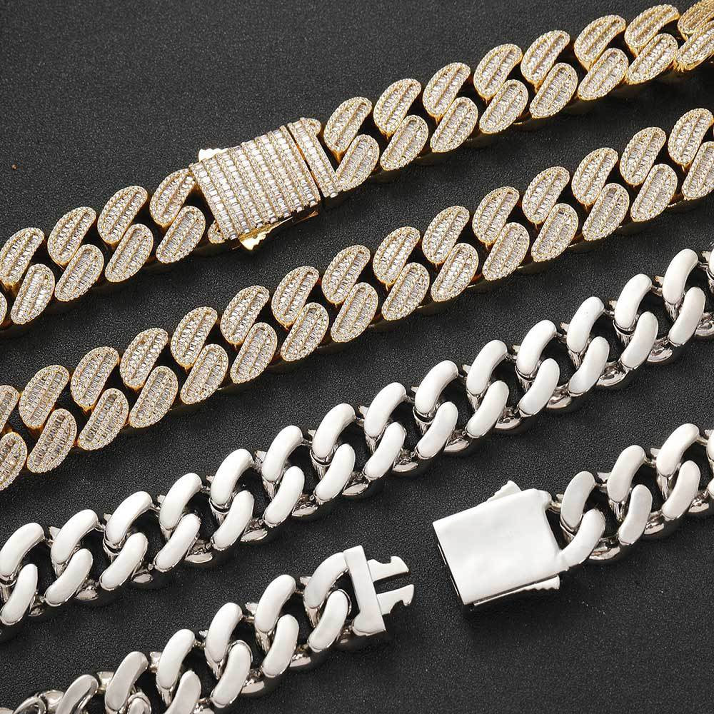 20mm Two-row daimonds Cuban Chains