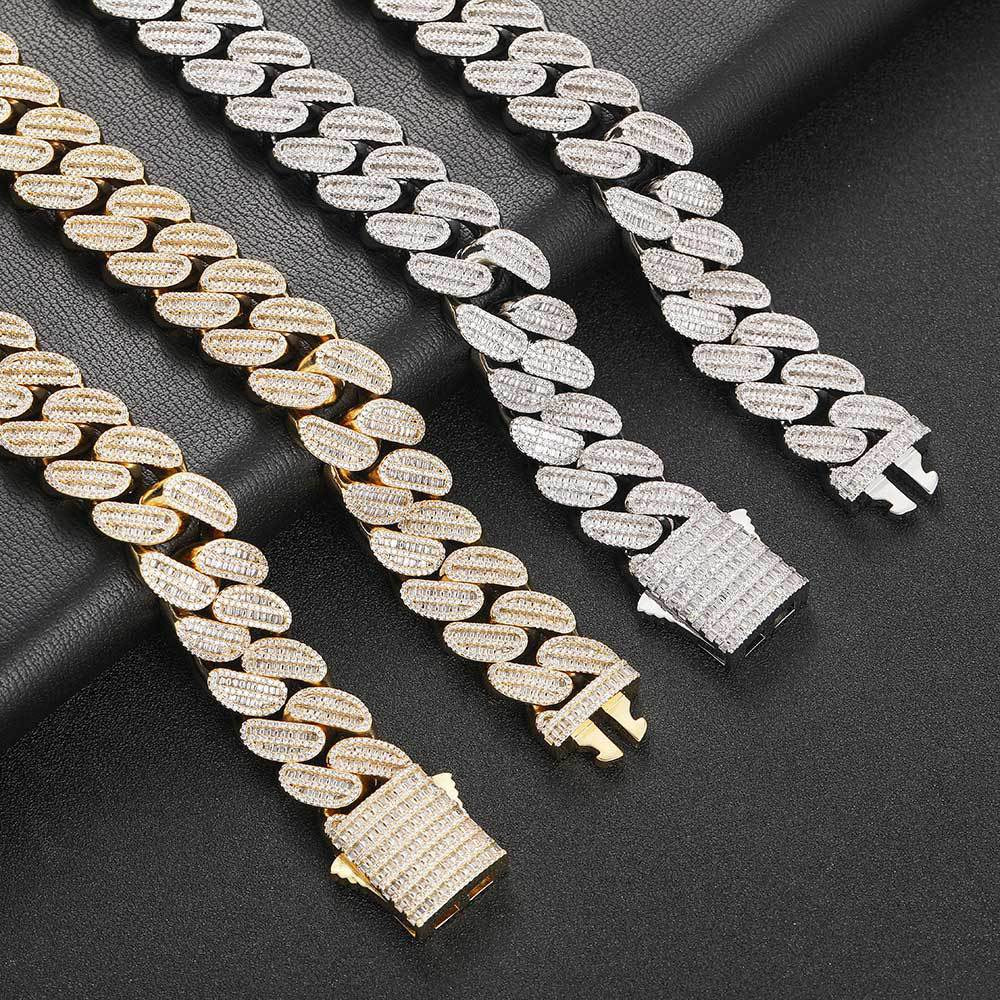 20mm Two-row daimonds Cuban Chains