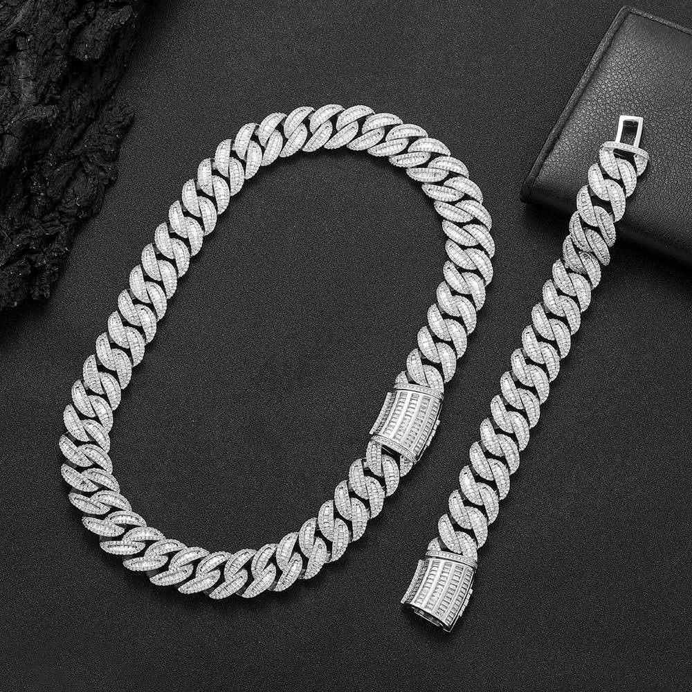 15mm/20mm Iced Cuban Chains