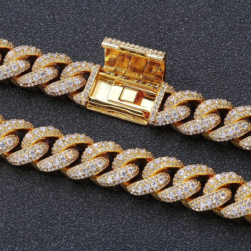 15mm/ 18mm bubble cuban Bracelet