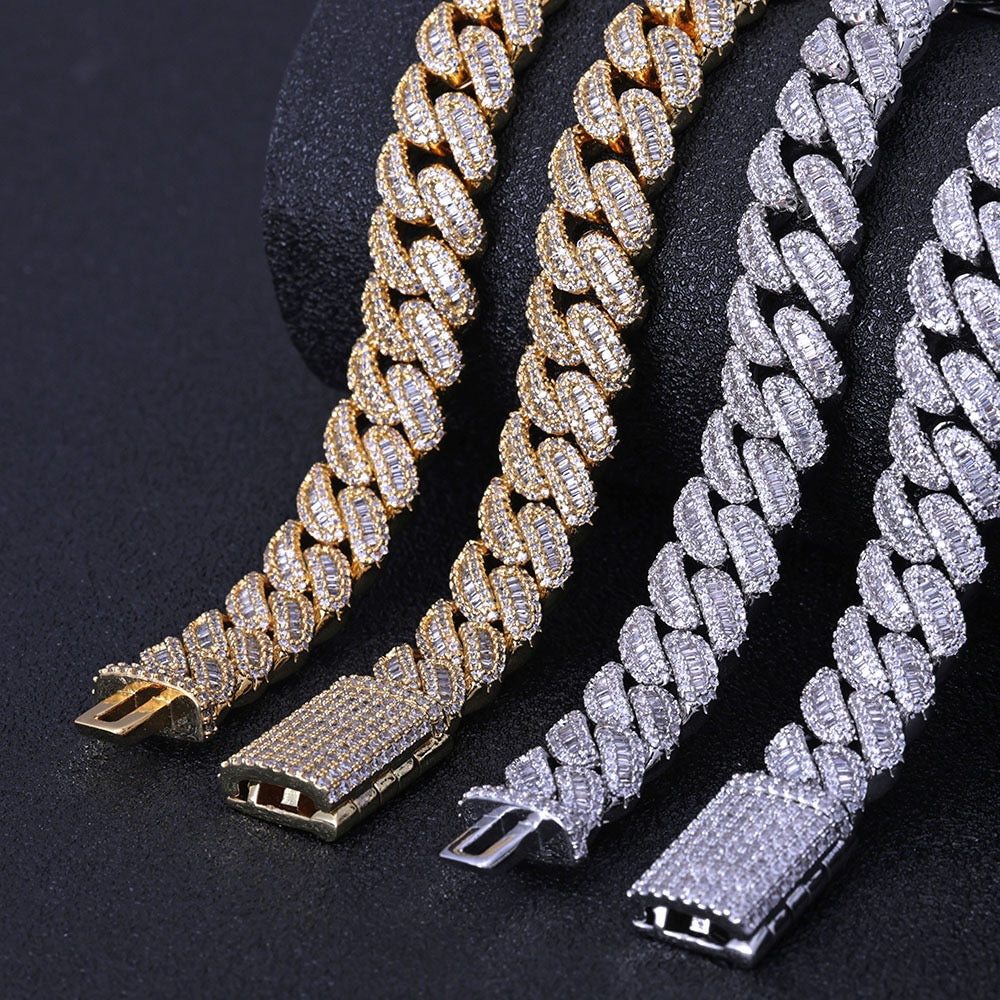 12mm Iced Cuban Chains