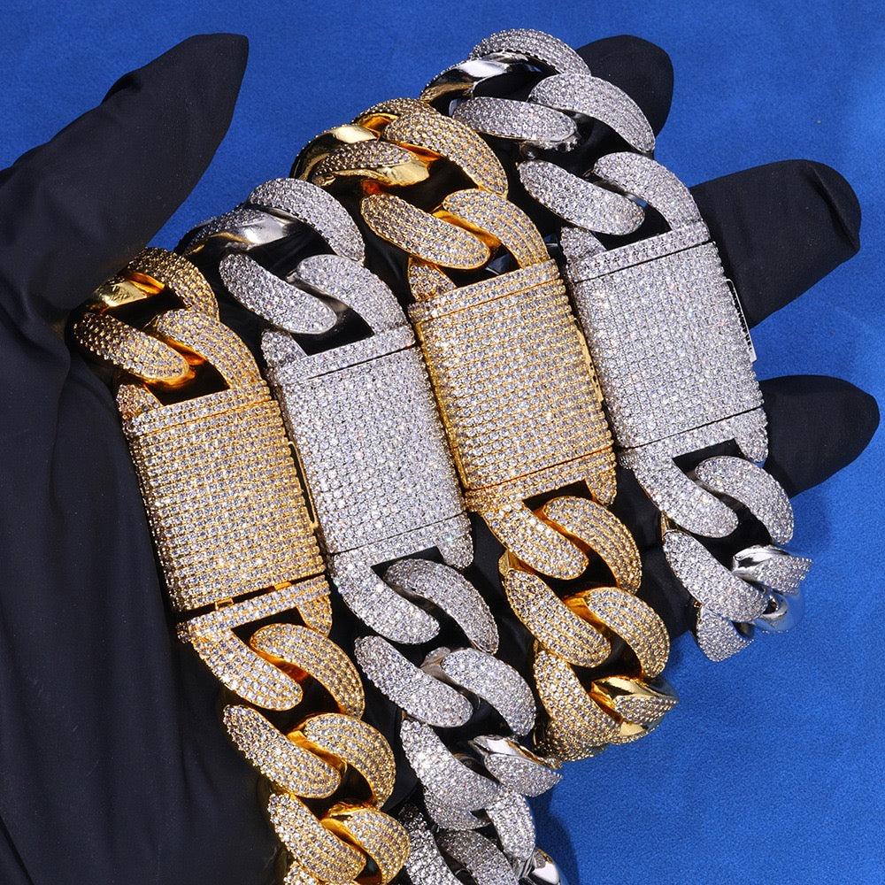 20mm Four-row daimonds Cuban Chains