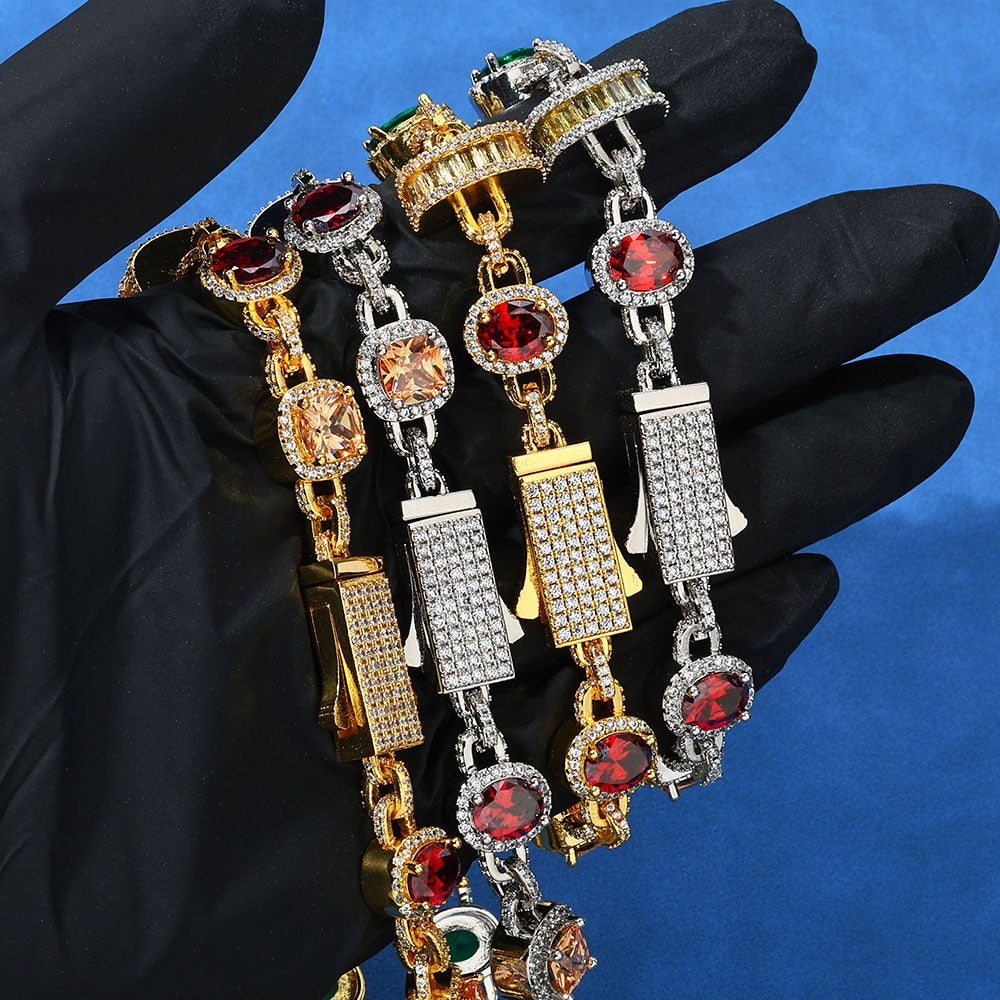 Iced Multi-color Diamonds Chains