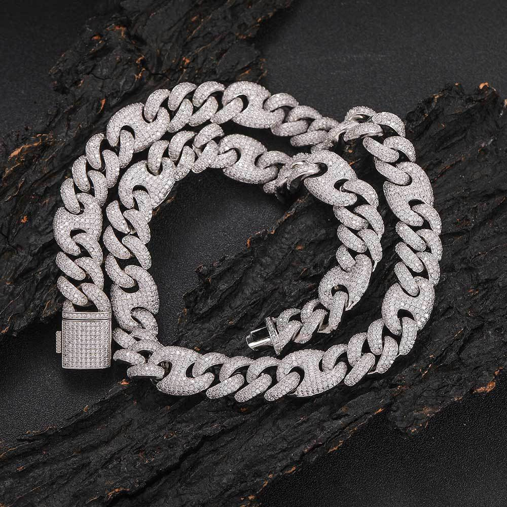 15mm Iced Cuban Link Chains