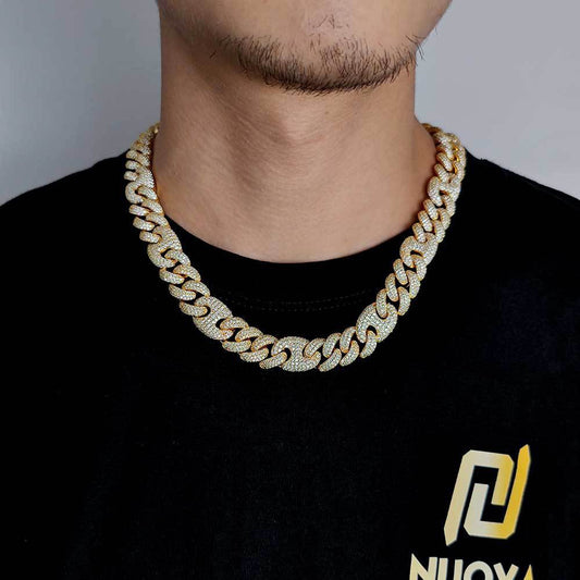 15mm Iced Cuban Link Chains