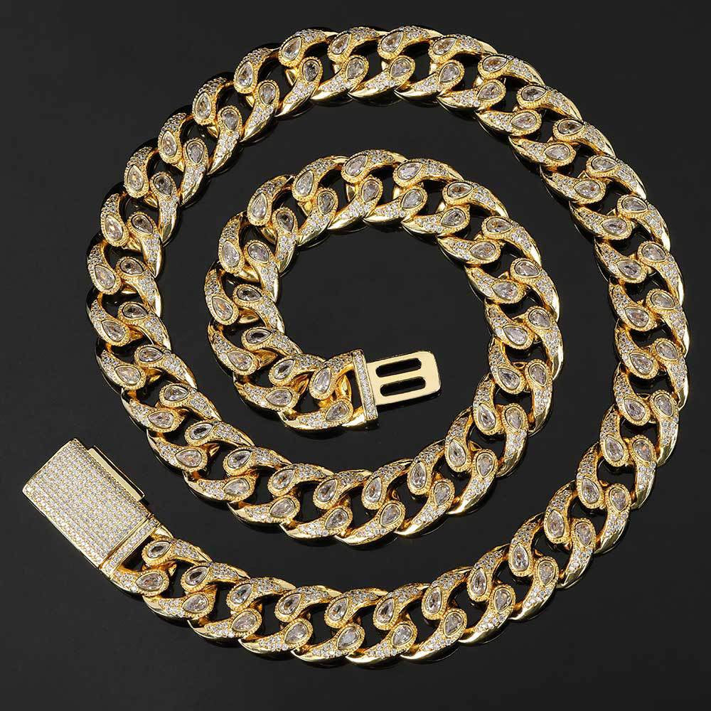 16mm Iced Evil Eyes Chains