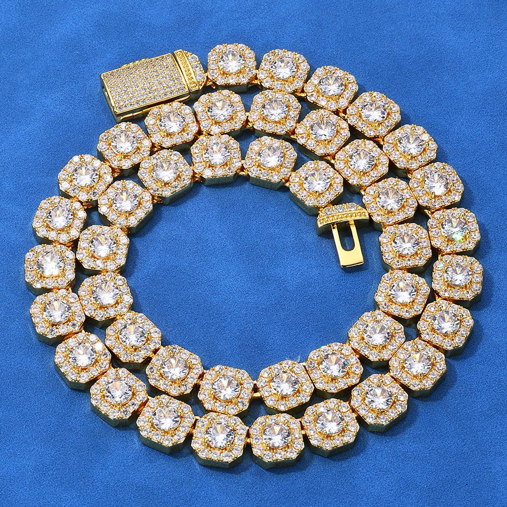 12mm Clustered Tennis Chains