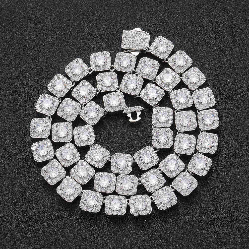 10mm Clustered Tennis Chains