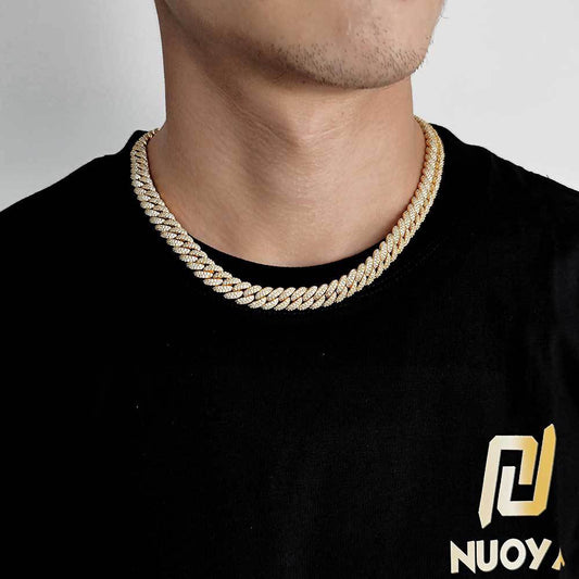 10mm S925 & Moissanite Cuban Link Chain