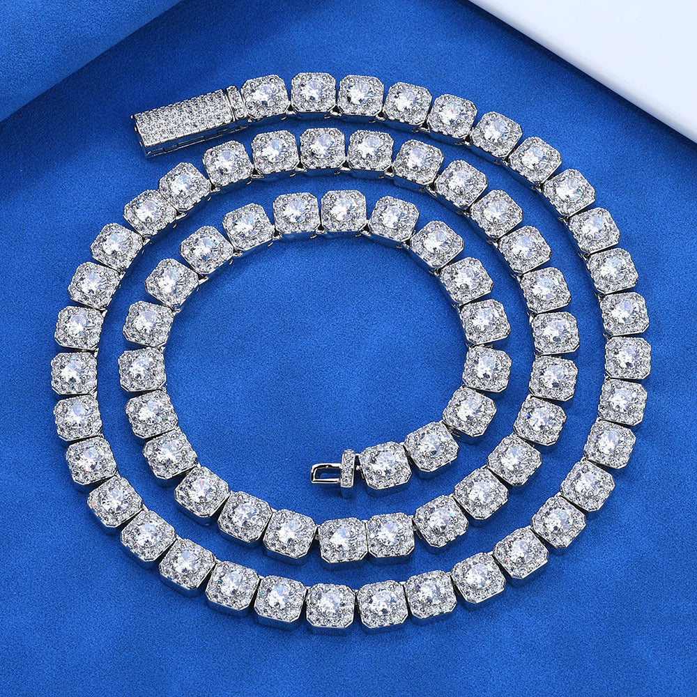 7mm S925 & Moissanite Tennis Chain
