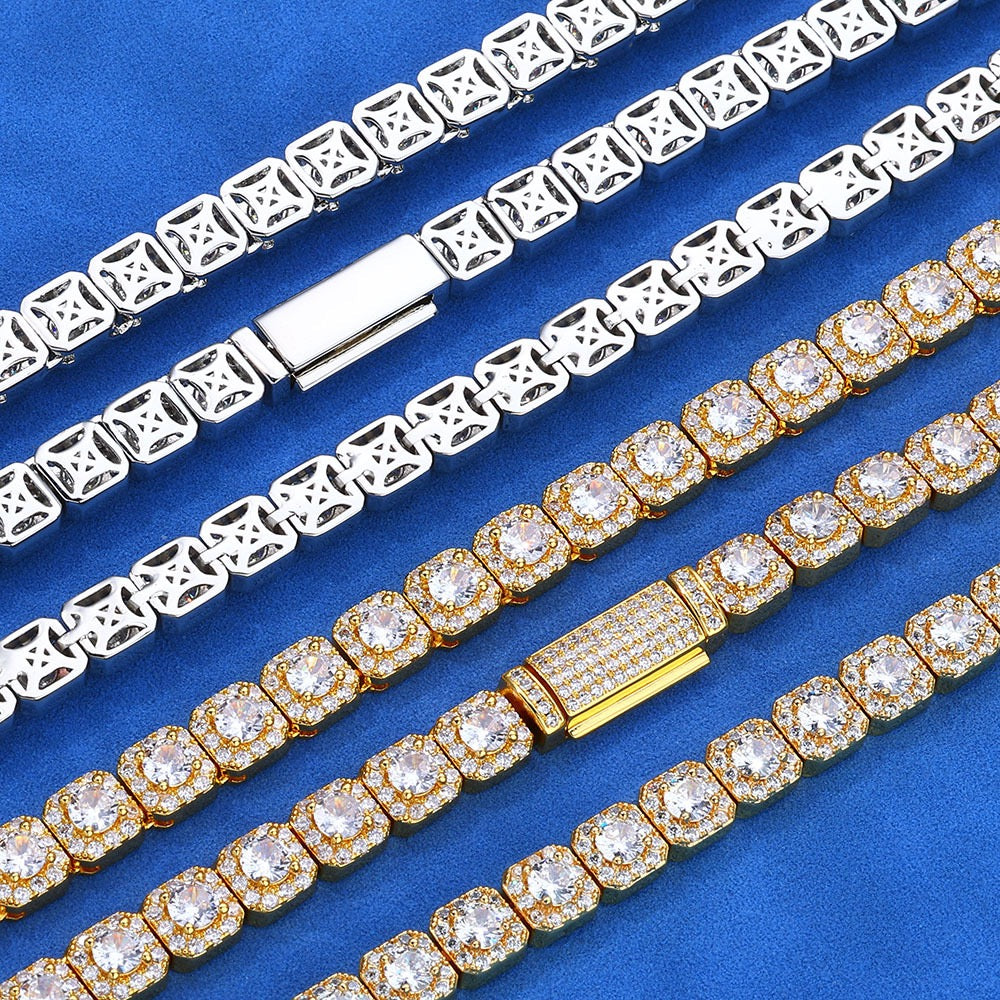 7mm S925 & Moissanite Tennis Chain