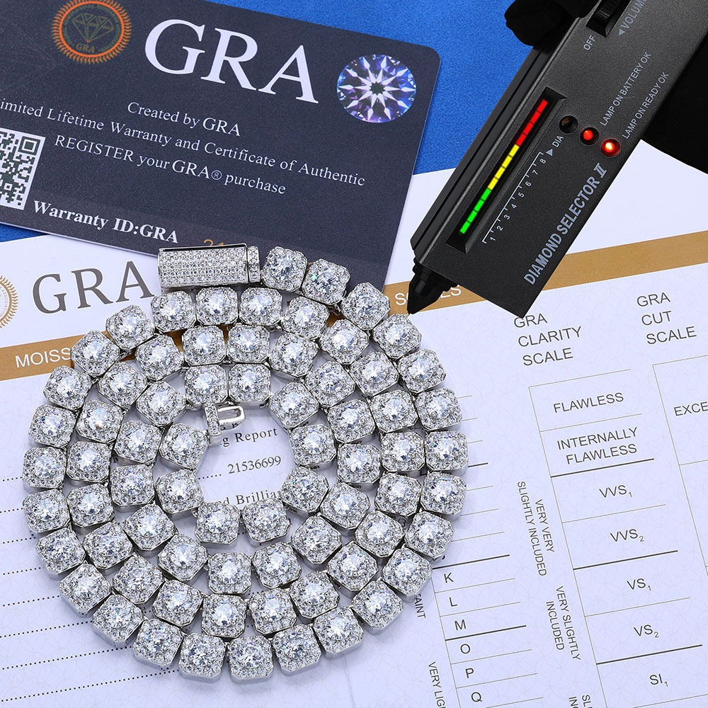 7mm S925 & Moissanite Tennis Chain