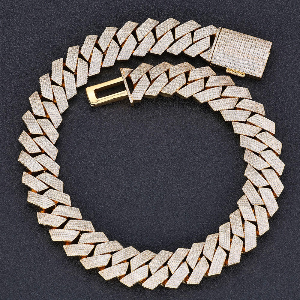 Iced Out 26mm Baguette Cut Cuban Chains
