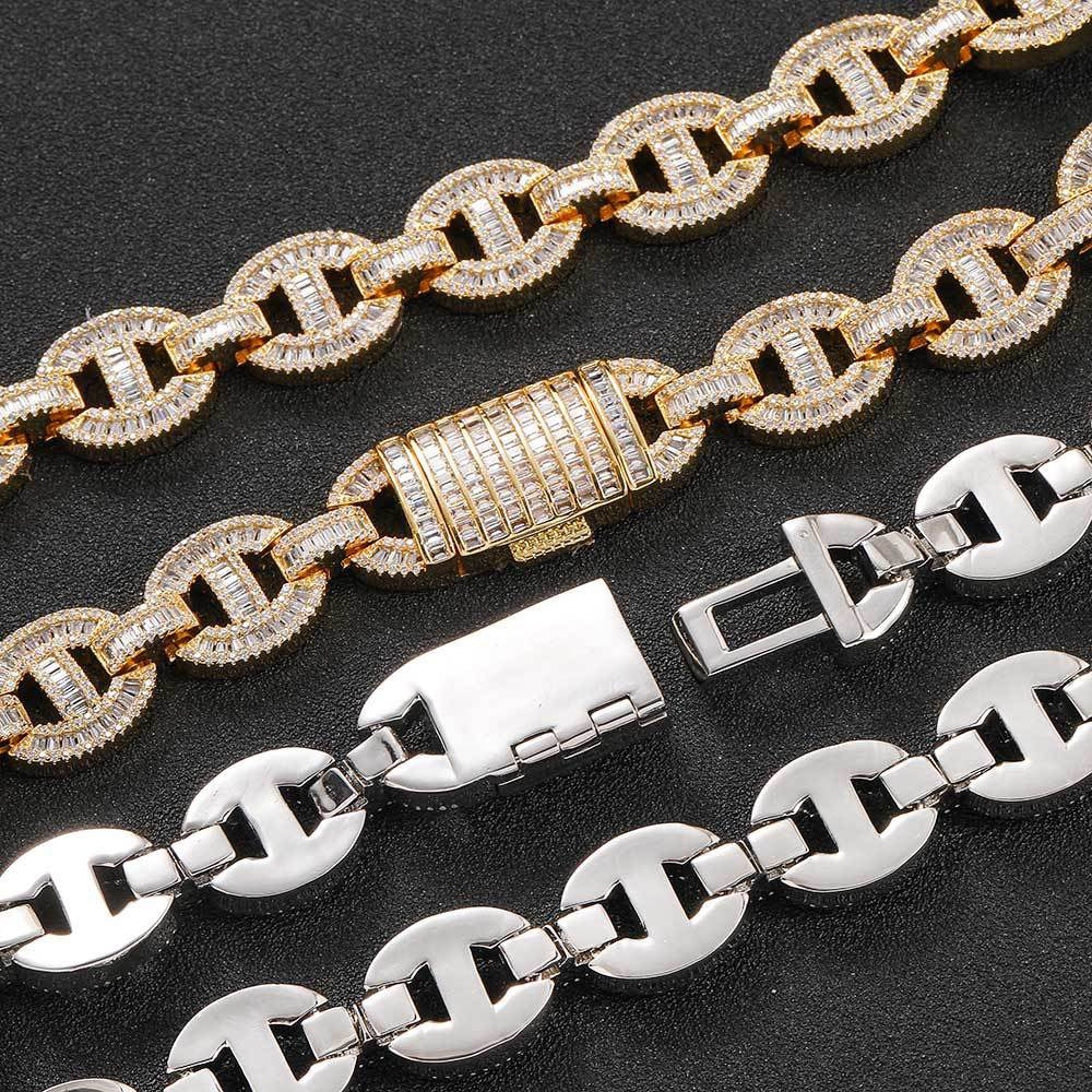 16mm Iced Pig Nose Barcelet