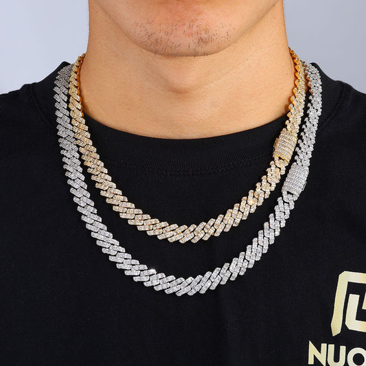 Iced 10mm Baguette Cut Cuban Chains