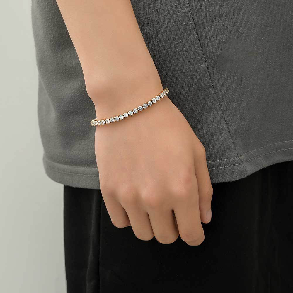 4mm Iced Tennis Bracelet