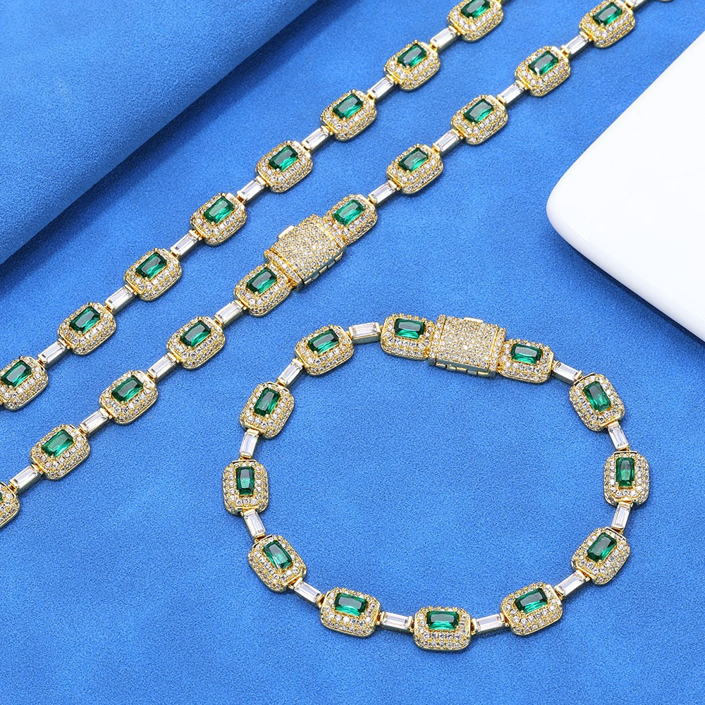 7mm Green Daimonds Bracelet