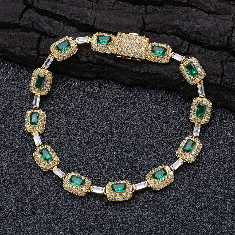 7mm Green Daimonds Bracelet