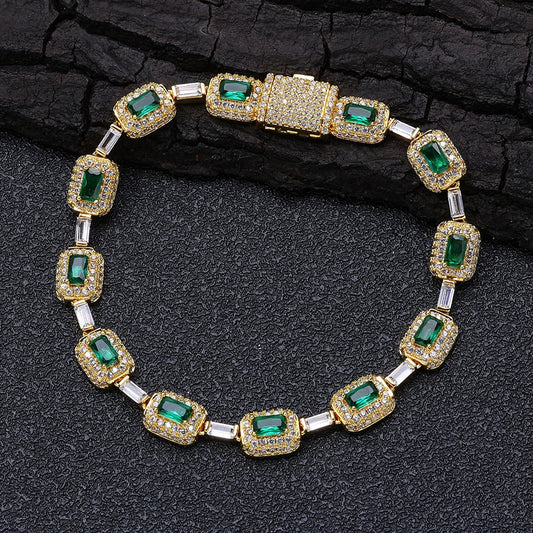 7mm Green Daimonds Bracelet