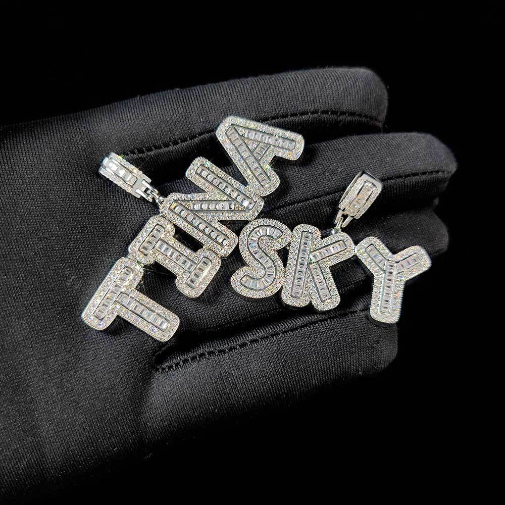 Iced DIY Letters Pendant