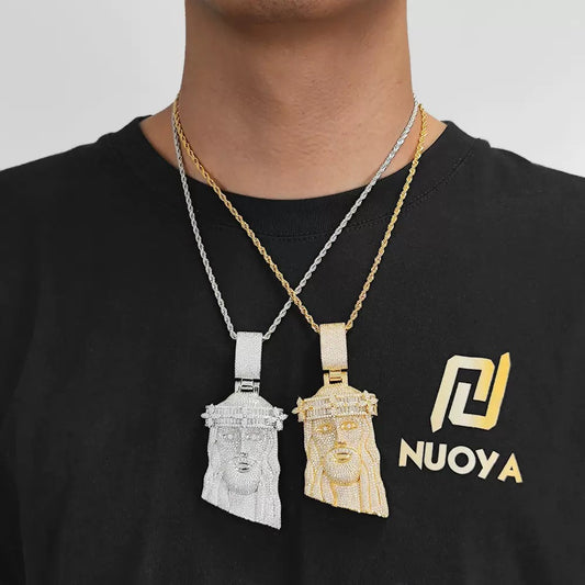 Iced Jesus Pendant