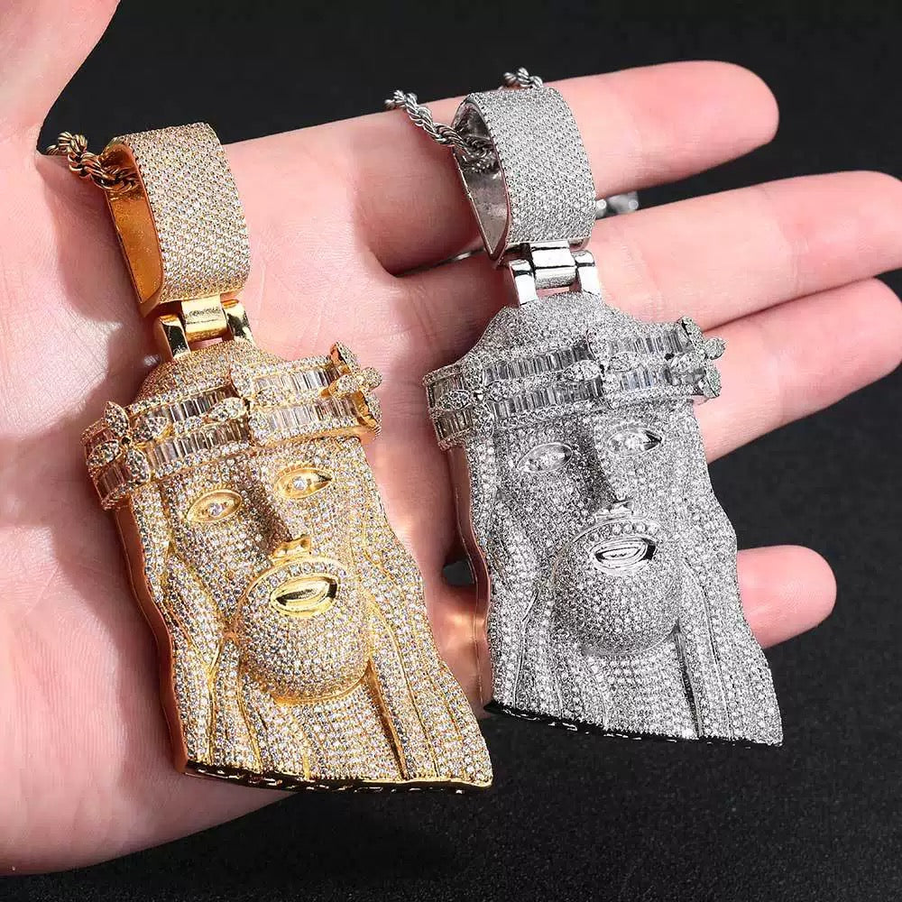 Iced Jesus Pendant