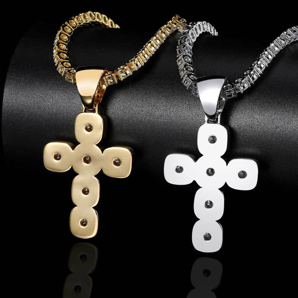 Iced Cross Pendant