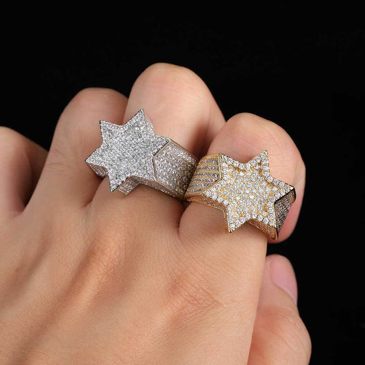 Iced Star Ring