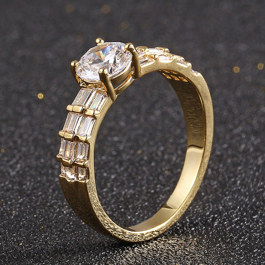 Iced Baguette Ring