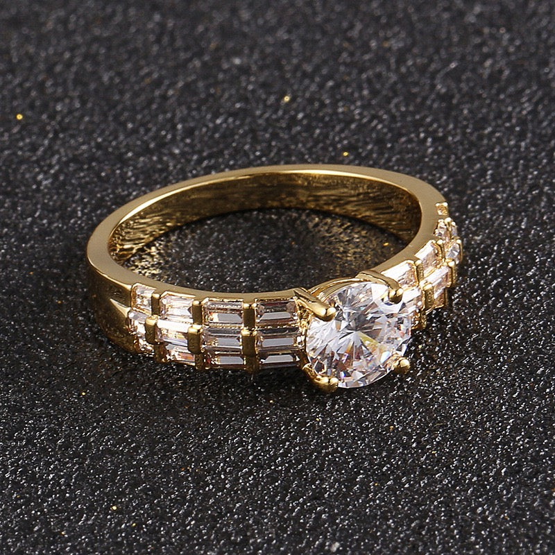 Iced Baguette Ring