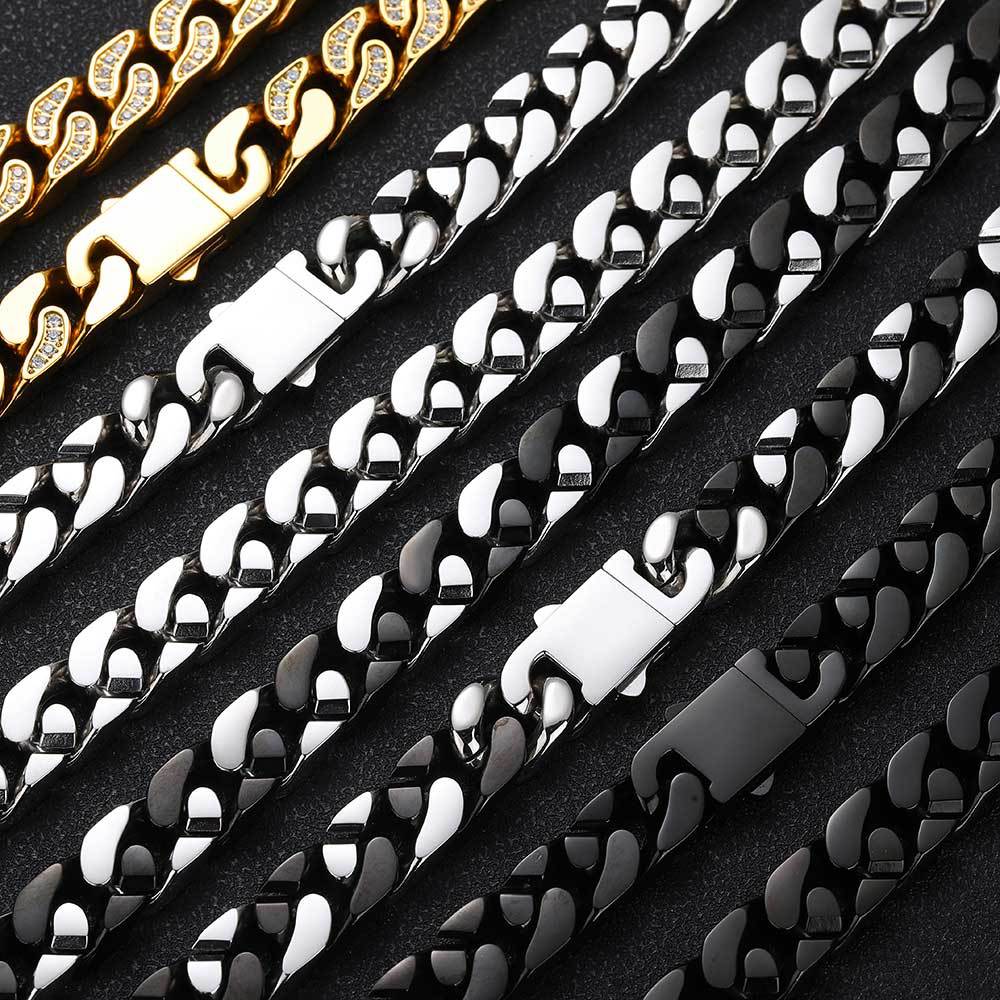 12mm Iced  Cuban Chains