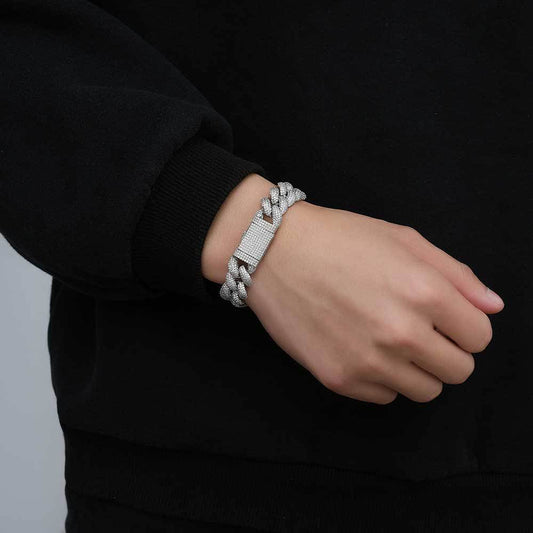 14mm/ 18mm bubble cuban link Bracelet