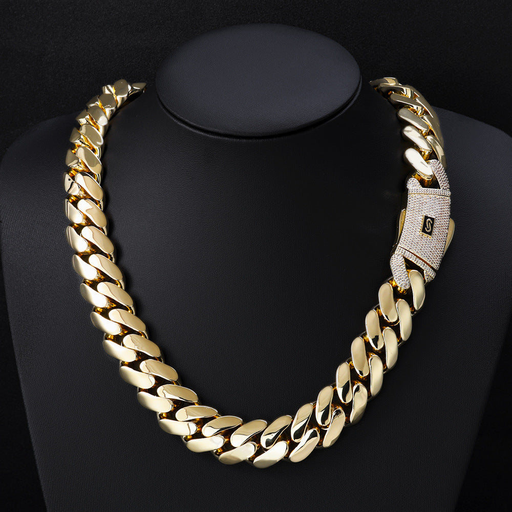 12mm/ 15mm/ 20mm Iced Cuban Chains