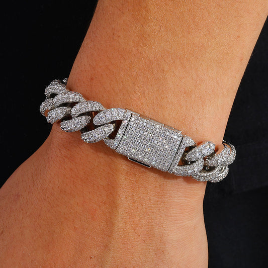 15mm/ 18mm bubble cuban Bracelet